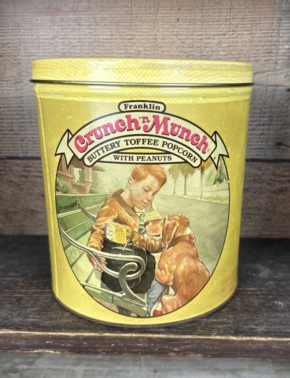 1989 Vintage Crunch N Munch Tin