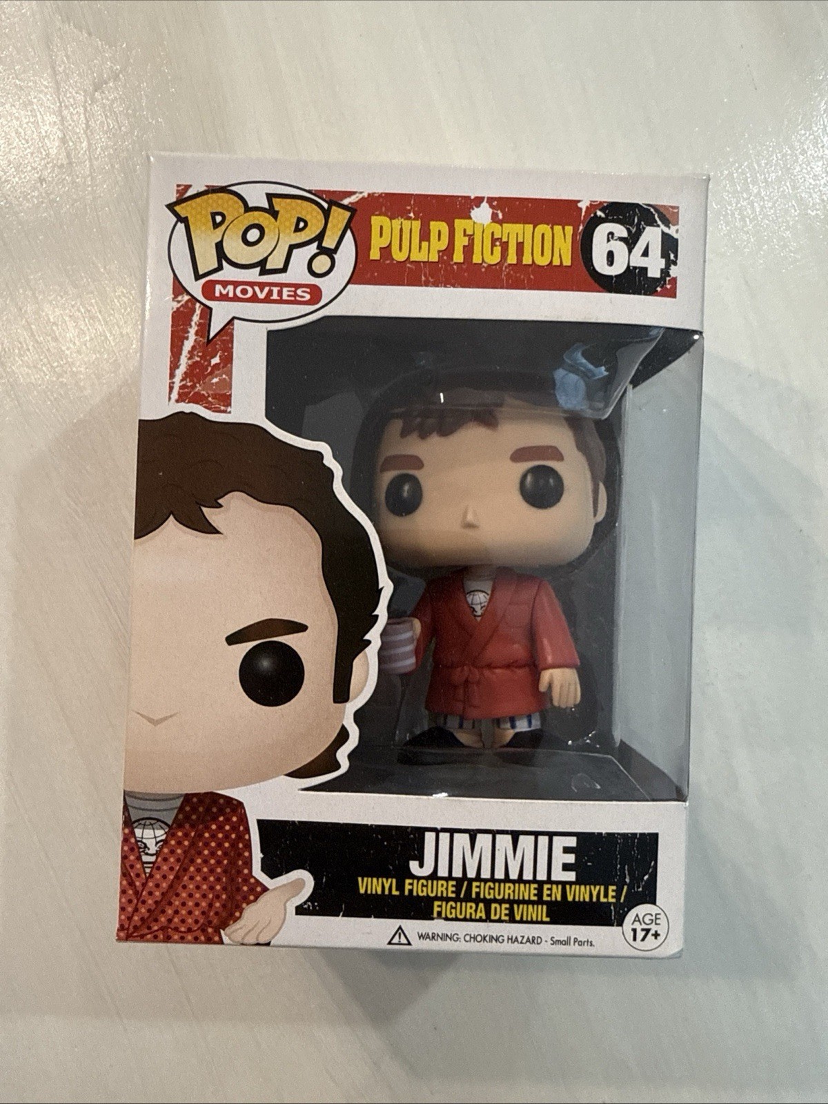 Funko POP Movies Pulp Fiction Jimmie #64 Vinyl Figure Small Crease