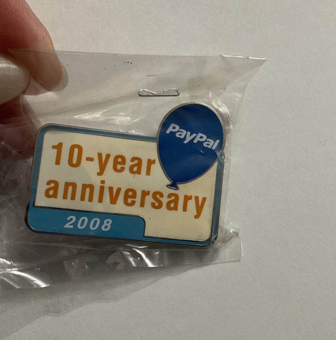 Ebay Live 2008 PAYPAL 10 Year Anniversary Enamel Lapel Pin NEW