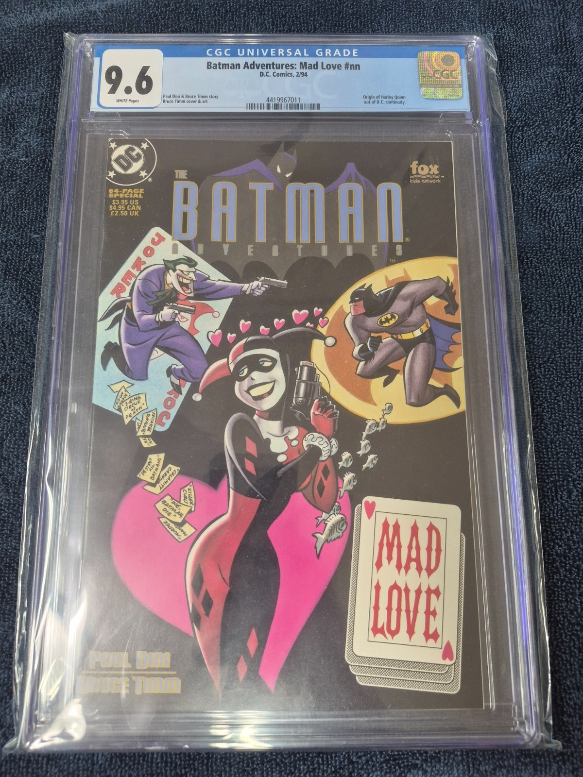 Batman Adventures Mad Love #NN 1994 First Printing CGC 9.6 White Harley Quinn