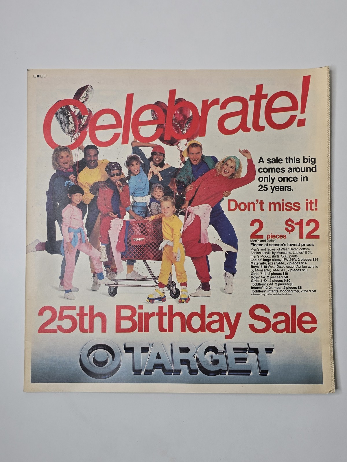 1987 Target 25th Birthday Halloween Weekly Ad Nintendo Toys Vintage 31 Pages