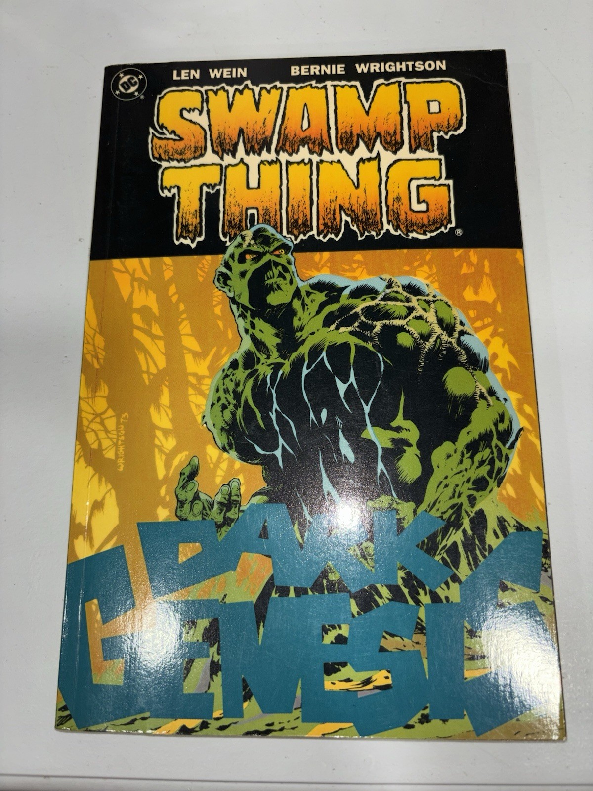 Swamp Thing Dark Genesis Saga 1991 DC Comics trade 1st Print Wein Wrightson 
