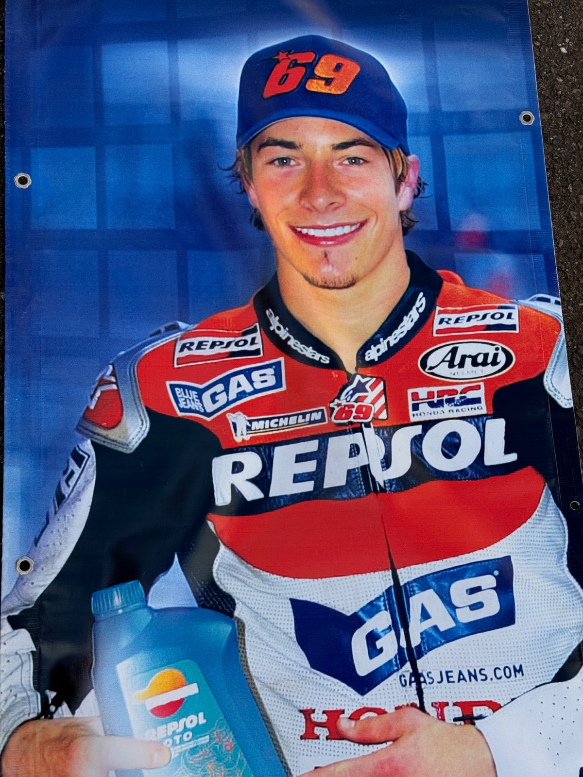 Nicky Hayden Repsol MotoGP banner
