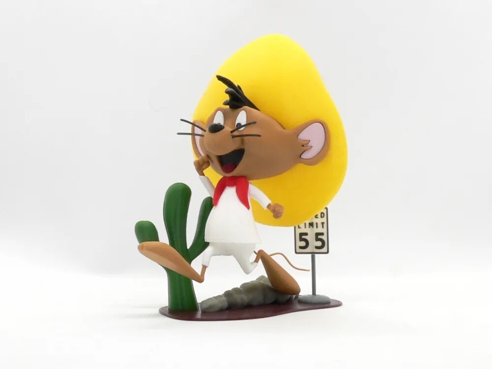 Speedy Gonzales 3D Printed Figure – Looney Tunes Cartoon Collectible – Handmade