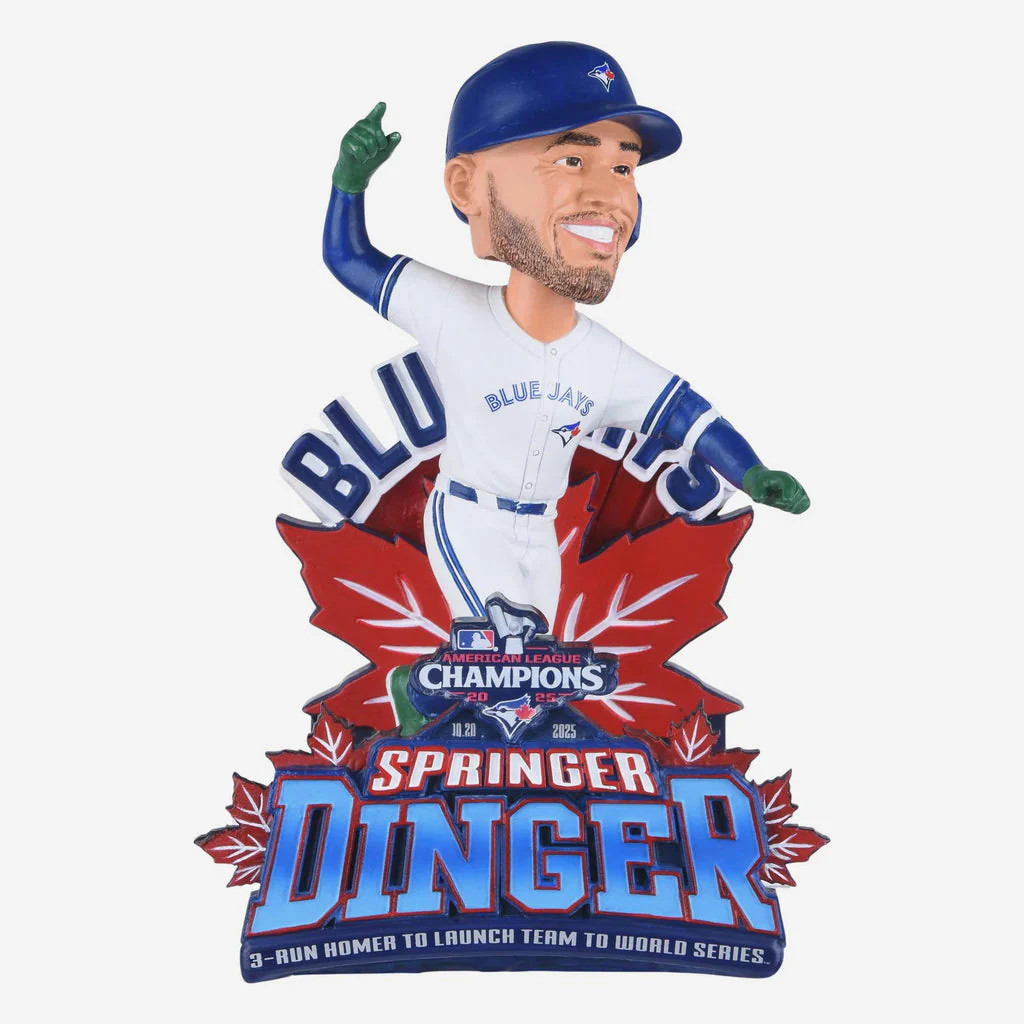 George Springer Toronto Blue Jays 2025 ALCS Game Winning Home Run Bobblehead MLB