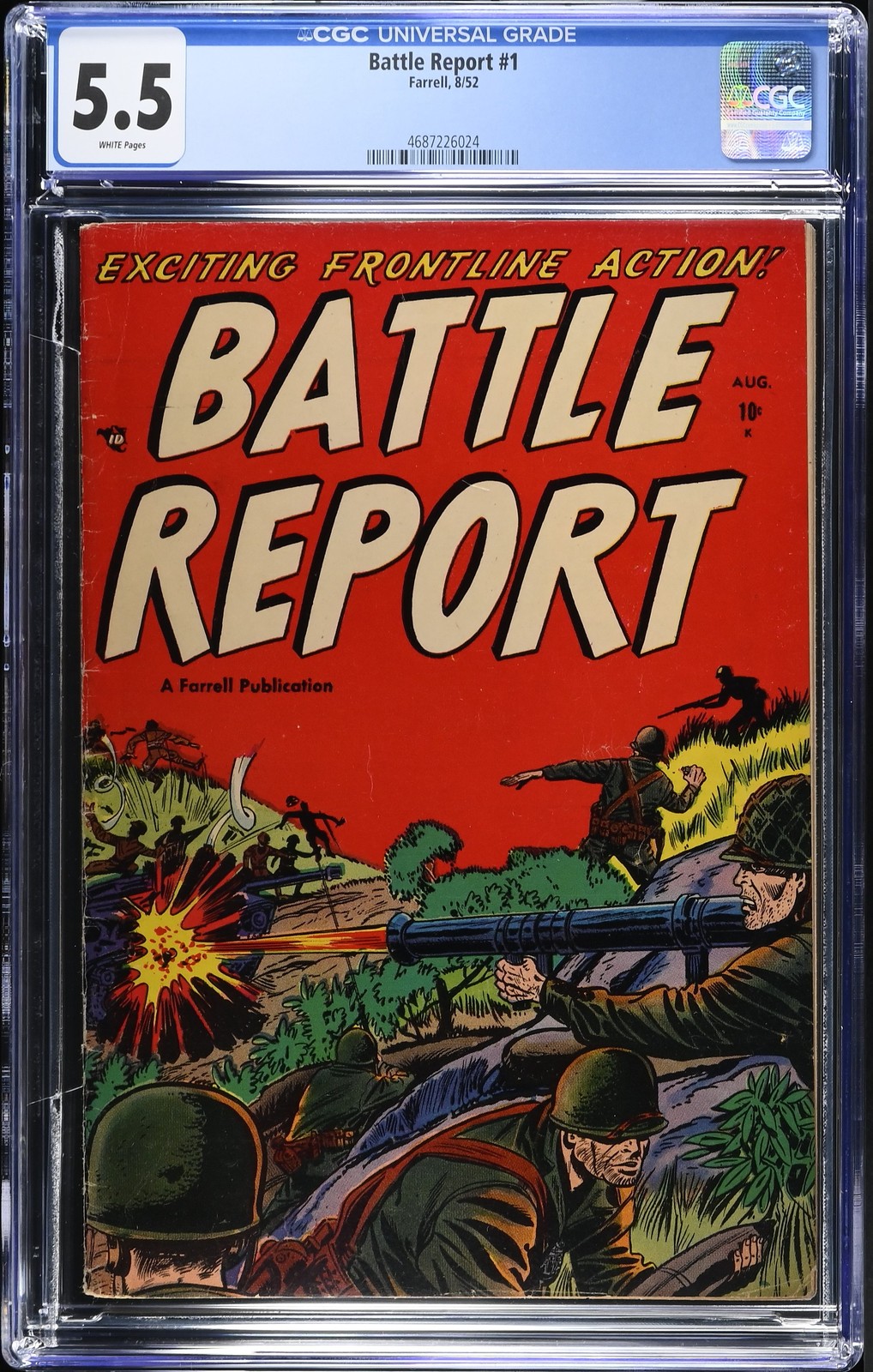 Battle Report #1 - Farrell 1952 CGC 5.5 HIGHEST GRADE