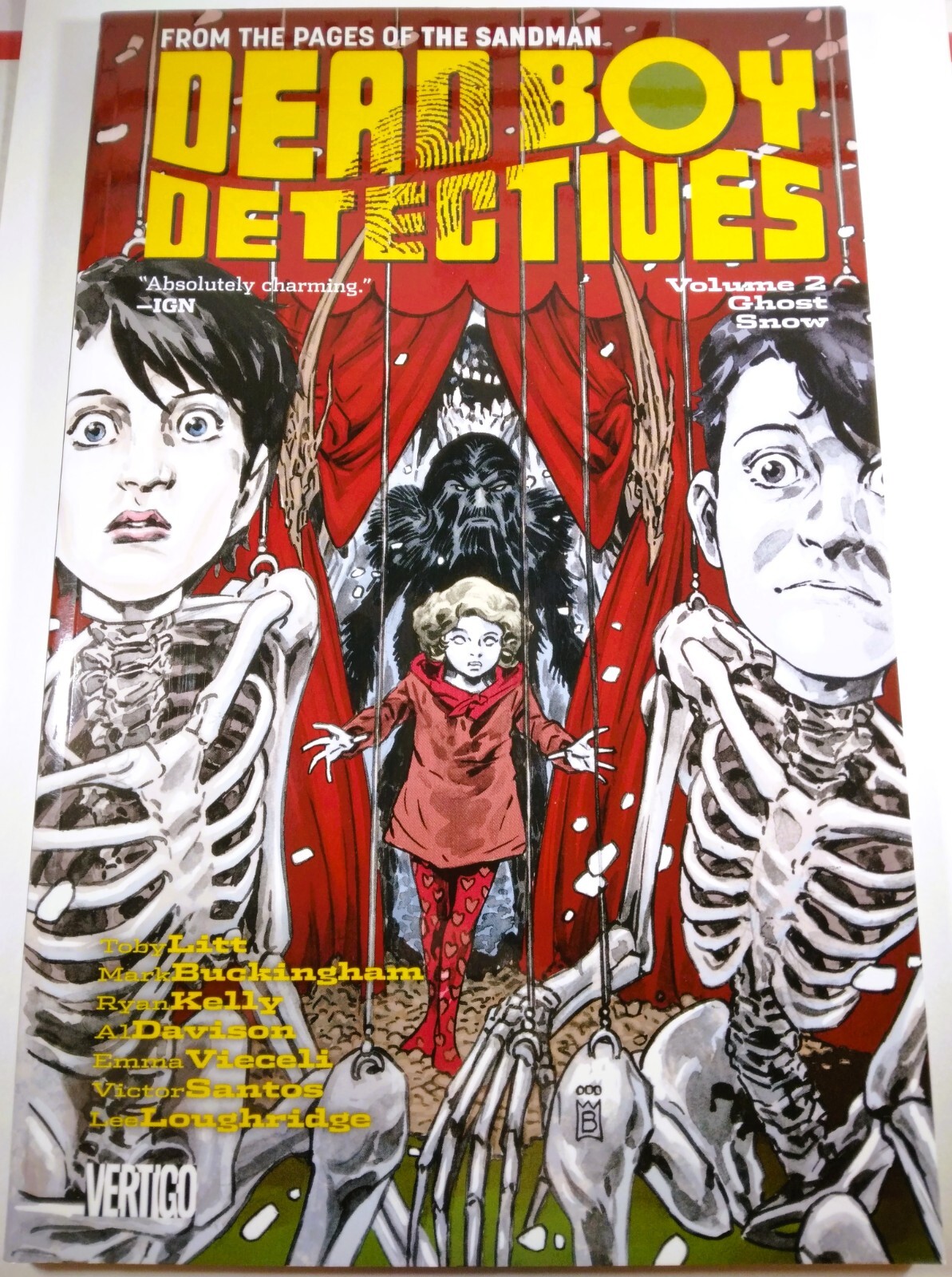 🩸❄️ DEAD BOY DETECTIVES VOL 2 GHOST SNOW TPB TP OOP SC DC COMICS 2015 SANDMAN