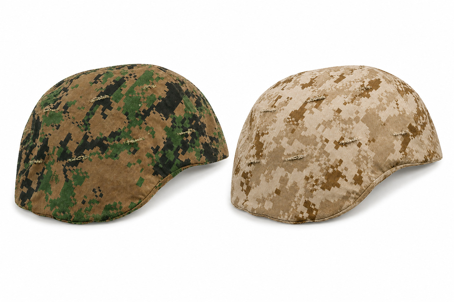 USMC Reversible LWH PASGT Helmet Cover MARPAT Woodland Desert Digital M/L GC
