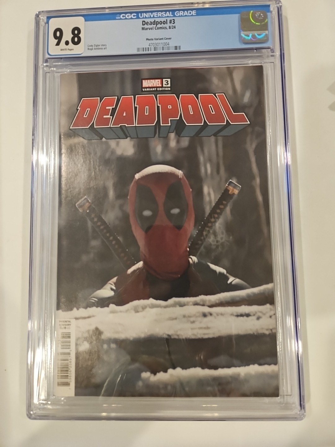 Deadpool #3 CGC 9.8 (Marvel, 2024) Movie Photo Variant Cover BRAND NEW 