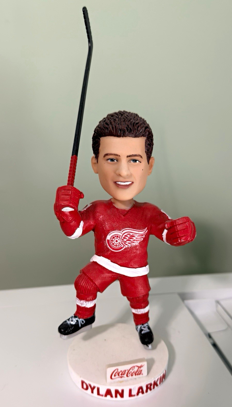 Dylan Larkin #71 Detroit Red Wings Coca-Cola Hockey Bobblehead Figure