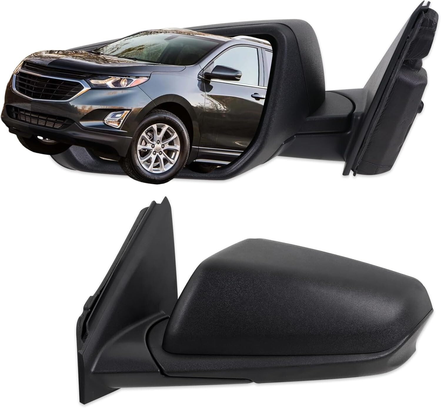 Left Driver Side Mirror Compatible with 2018 2019 2020 2021 2022 2023 2024 Chevy