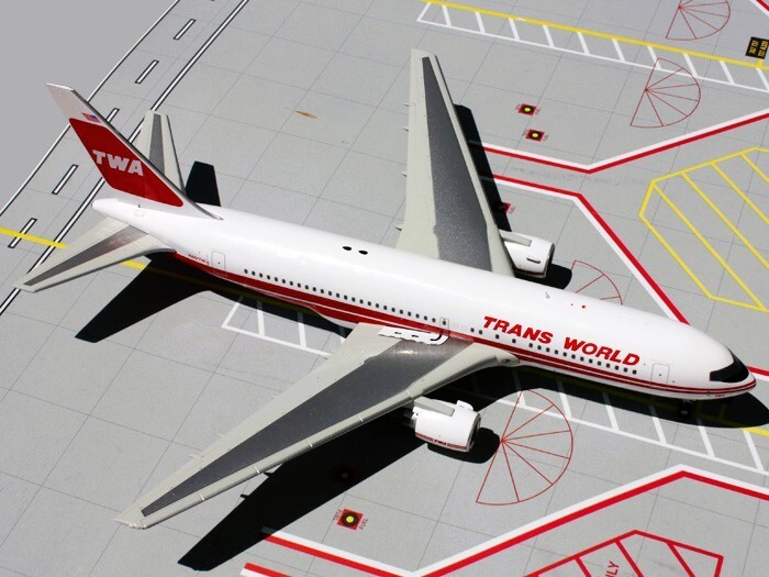 Gemini Jets G2TWA139 TWA Trans World Boeing 767-200 N601TW Diecast 1/200 Model