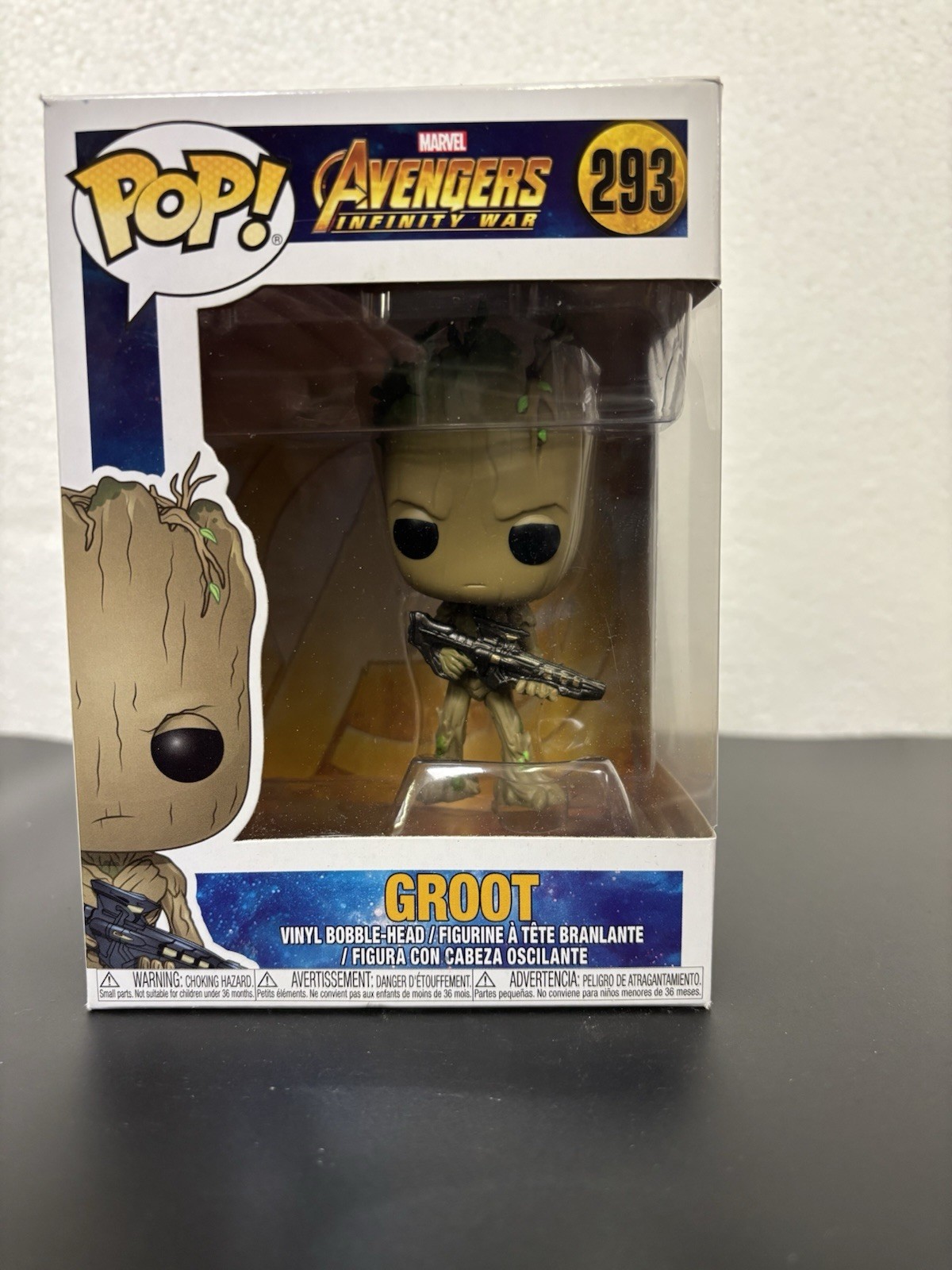Funko Pop Vinyl: Marvel - Groot (w/ Blaster) #293 Avengers Infinity War