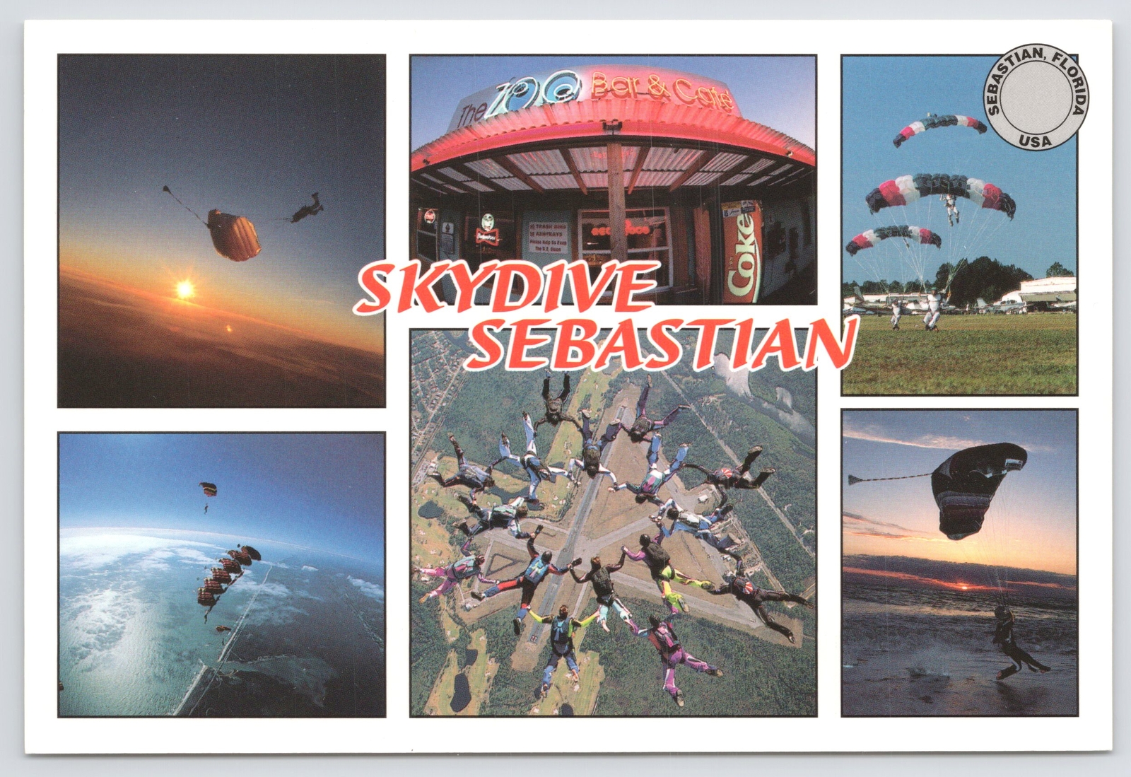 Florida~Skydive Sebastian Scenes~Parachutes~Keith Larrett Photos~Continental PC