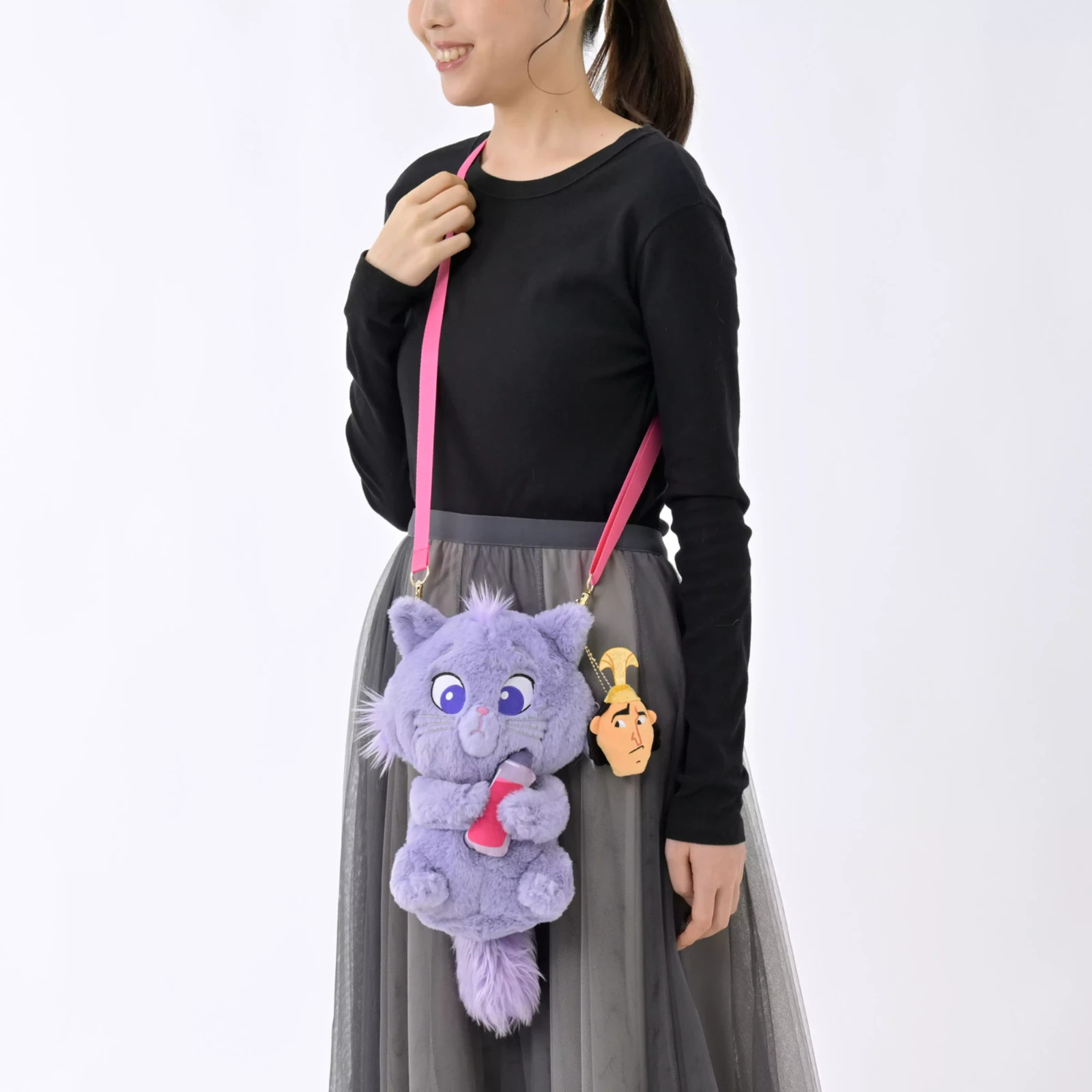 Japan Disney Store Yzma Kitty Kronk Crossbody Bag The Emperor\'s New Groove