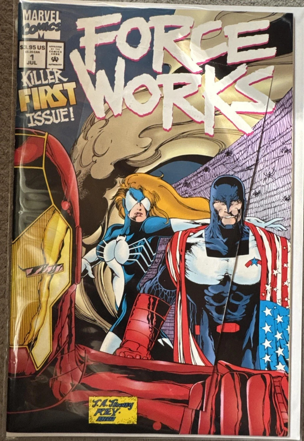 Force Works #1 (Marvel, 1994) Pull Out Cover 1st Print VFNM