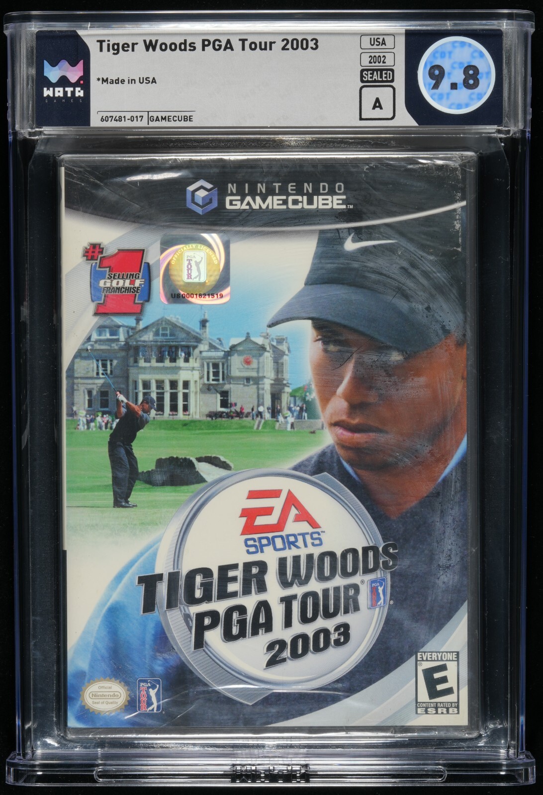 Tiger Woods Pga Tour 2003 Nintendo Gamecube New Sealed WATA 9.8 A