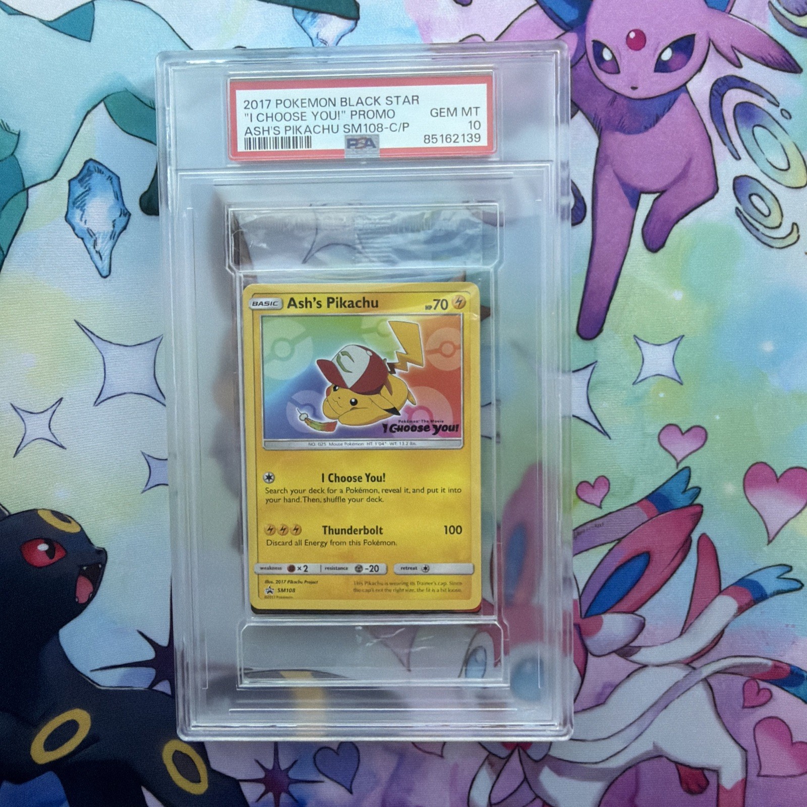 Psa 10 Sealed Pokemon Cello Pack Ash’s Pikachu I Choose You Black Star Promo