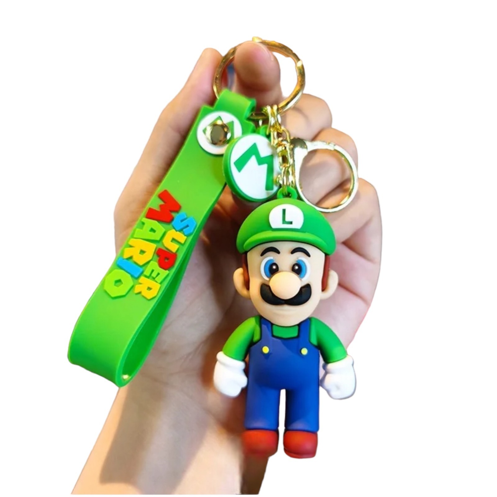 Yoshi, And Luigi Keychain The Perfect Charm for Your Accessories.