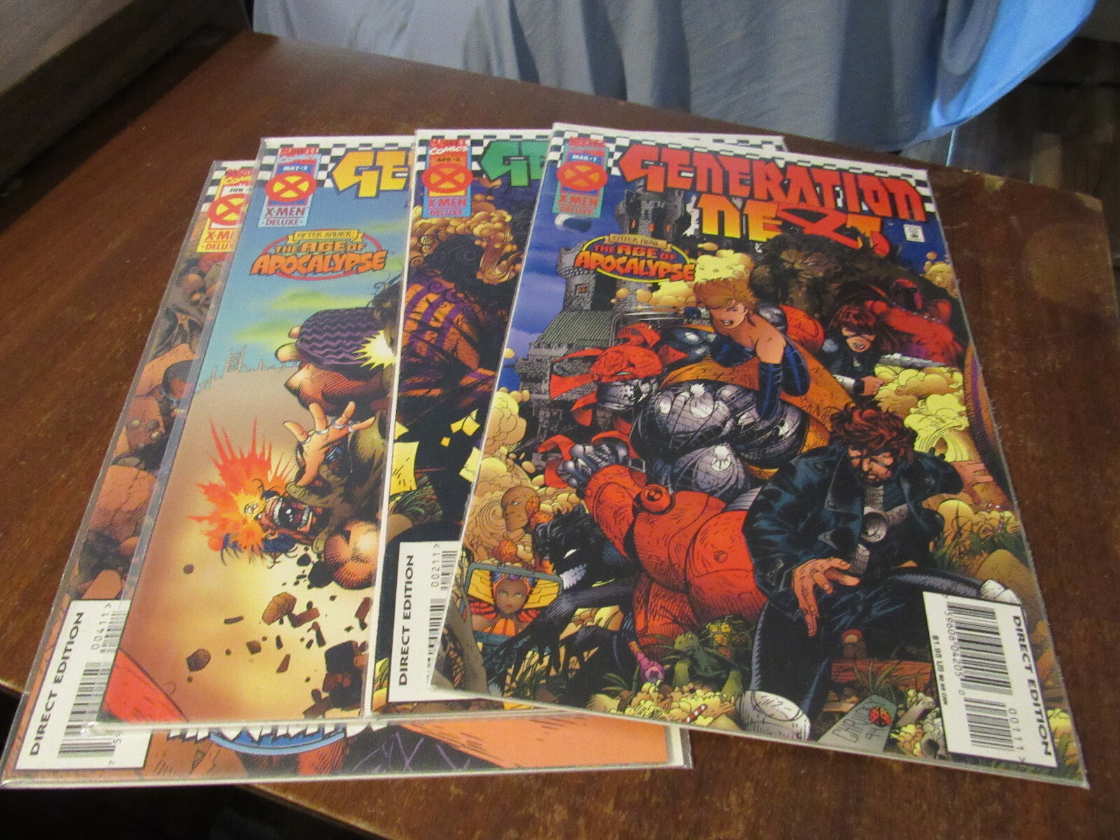 Generation Next Age of Apocalypse #1 2 3 4 X-Men Marvel Comic Book Set 1-4