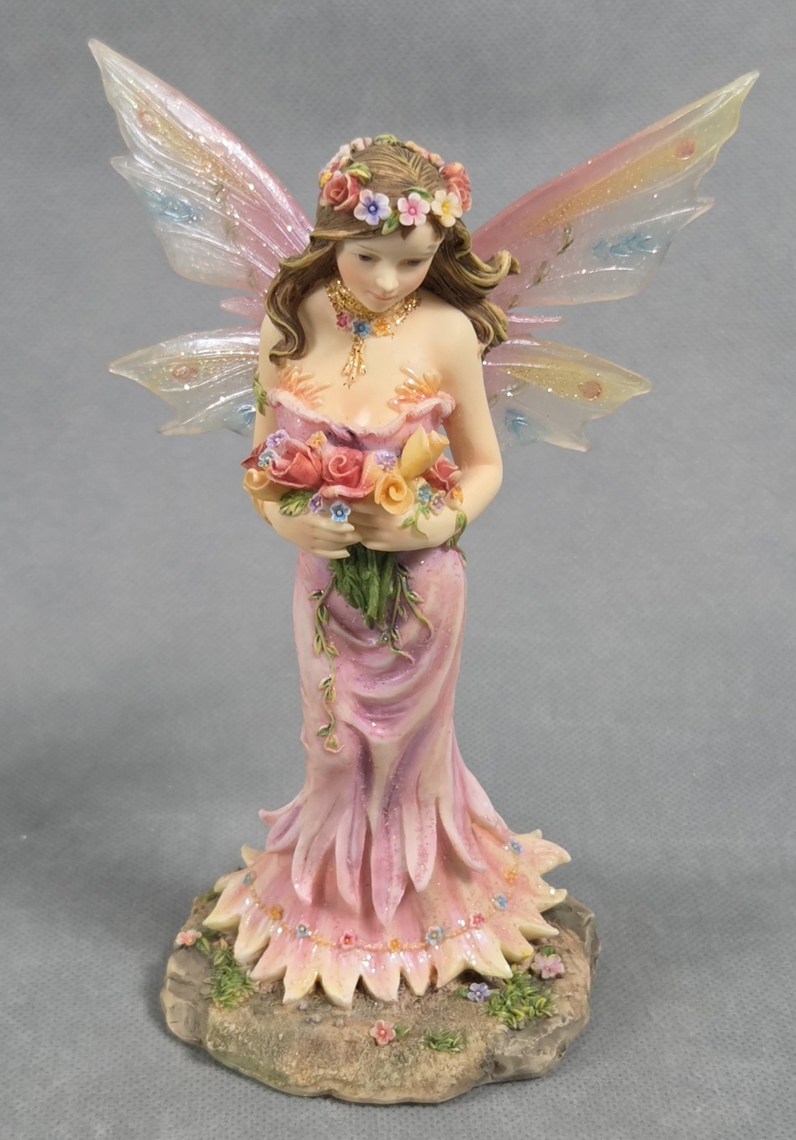 2003 FAERIE GLEN Resin BLOSSOMBELLE Mystical FAIRY FIGURINE #FG817