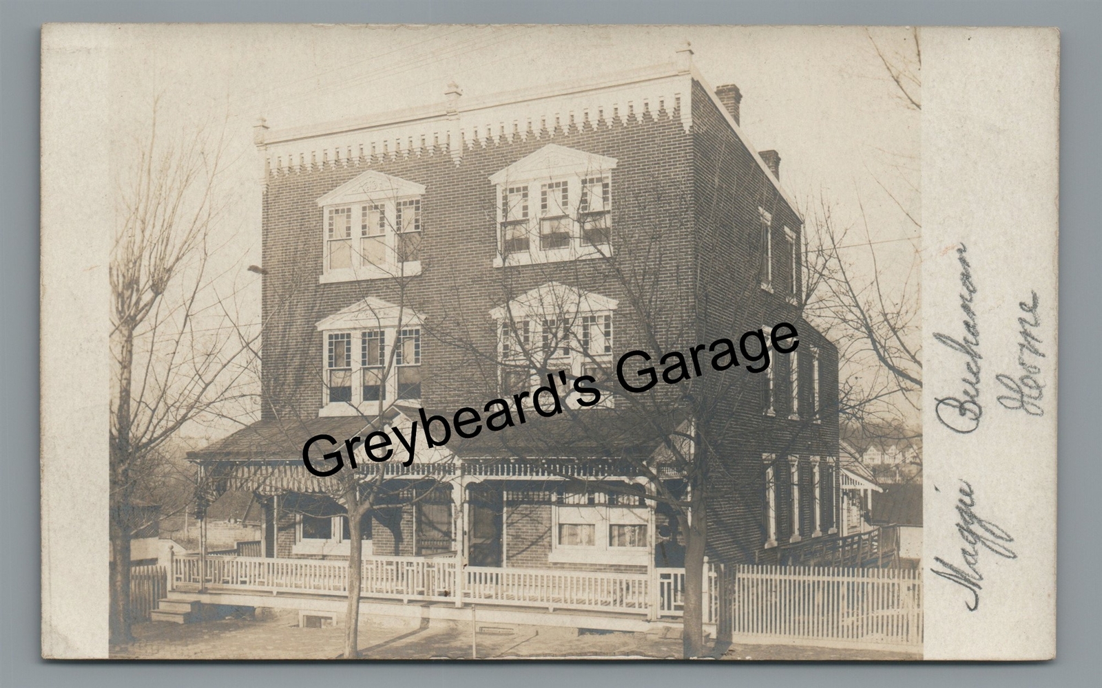 RPPC Duplex House in SPRING CITY PA Chester County Real Photo Postcard