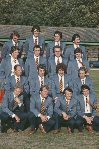 Members of the England cricket team 1970s OLD PHOTO