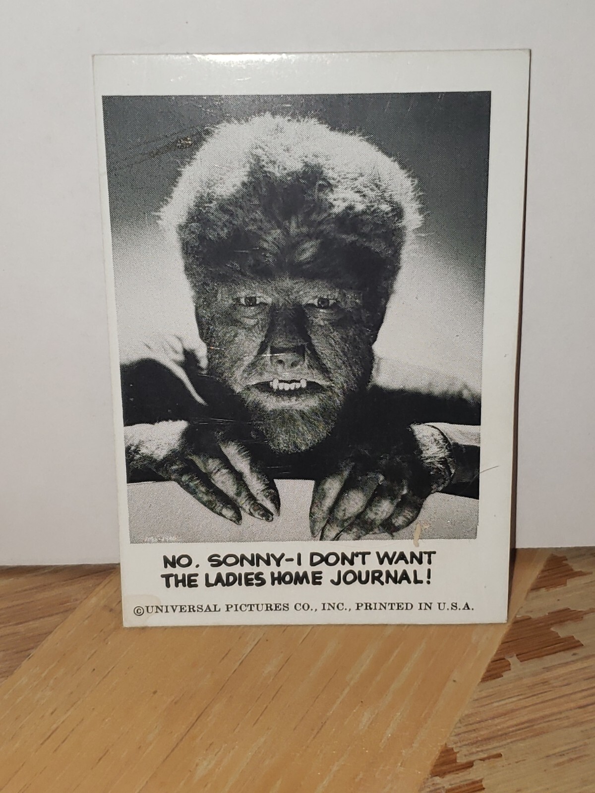 1961 LEAF SPOOK STORIES No, Sonny-I Don\'t Want The Ladies Home Journal#37