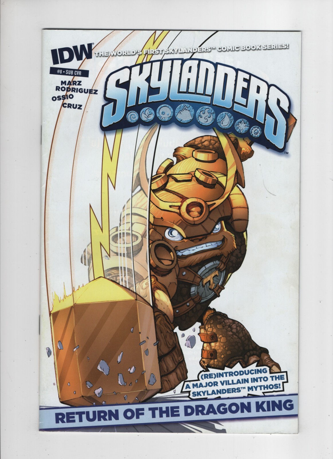 Skylanders #8 Sub Subscription Bowden Variant Video Game  IDW Comics 2014