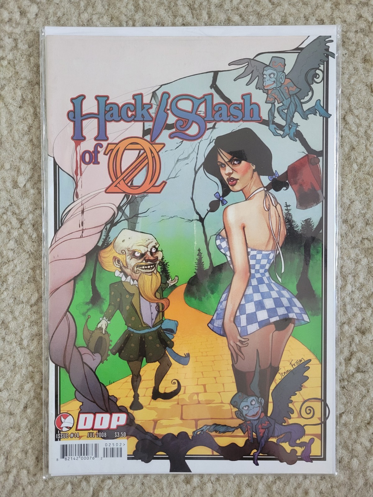 Hack/Slash The Series #14 Cover B Variant 2008 Devil's Due 1st Jenny Frison Key