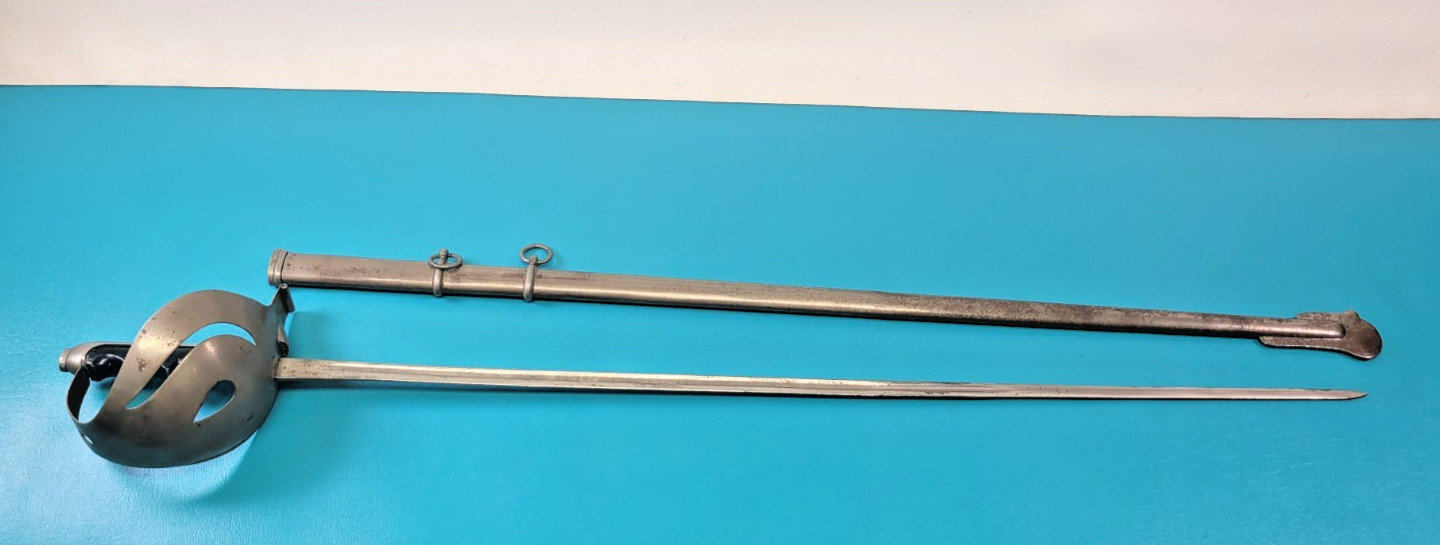 Antique Italian Model 1888 Saber Sword + Scabbard TR1867