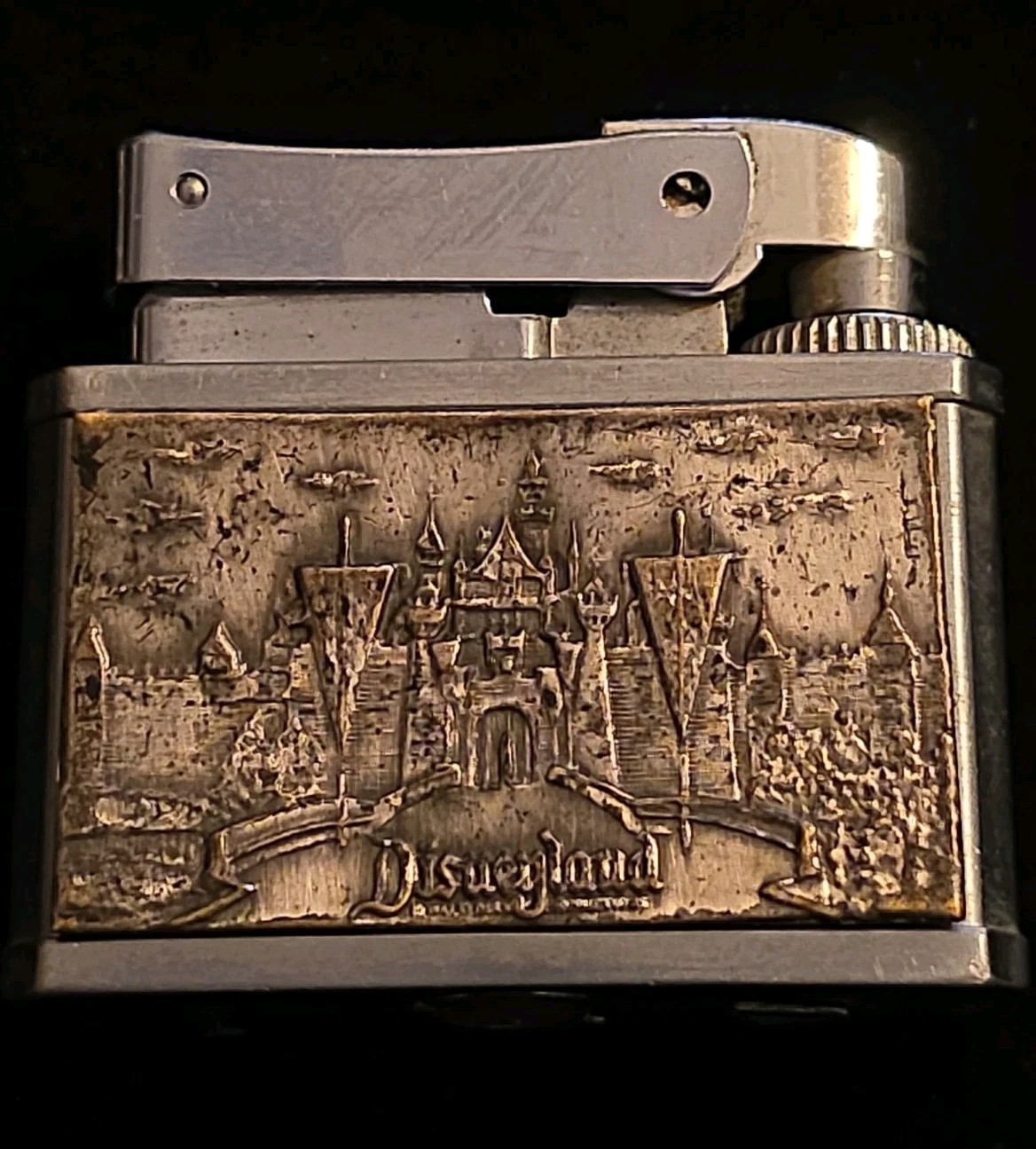 Disneyland Double Sided Castle Cigarette Lighter Untested (Sold for Parts)