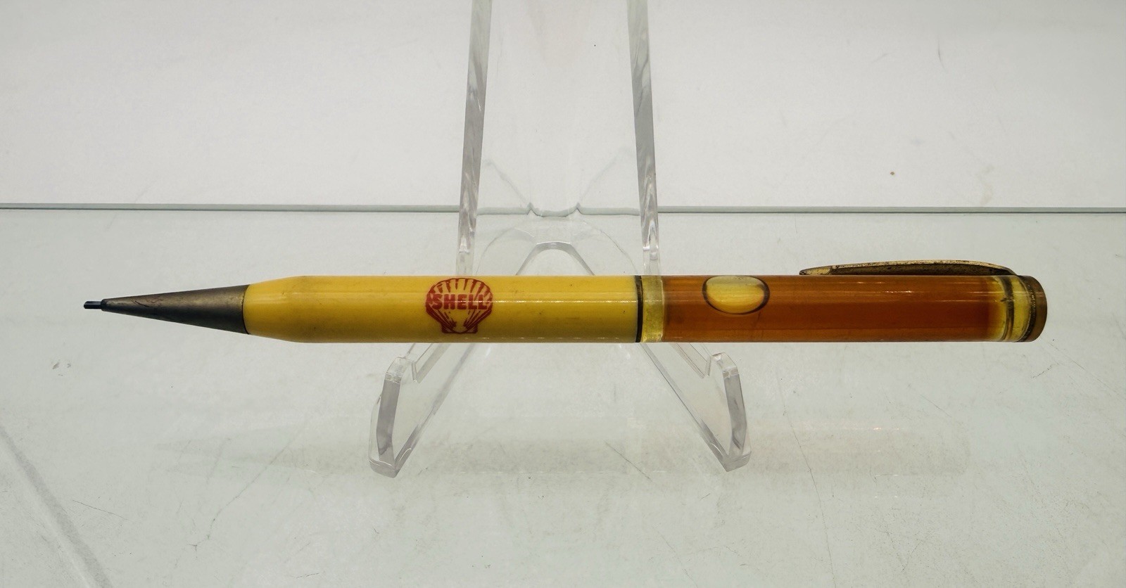 1947 Shell Oil Co. Burner Dealer Dinner Souvenir Mech Pencil Pen. Vintage RARE
