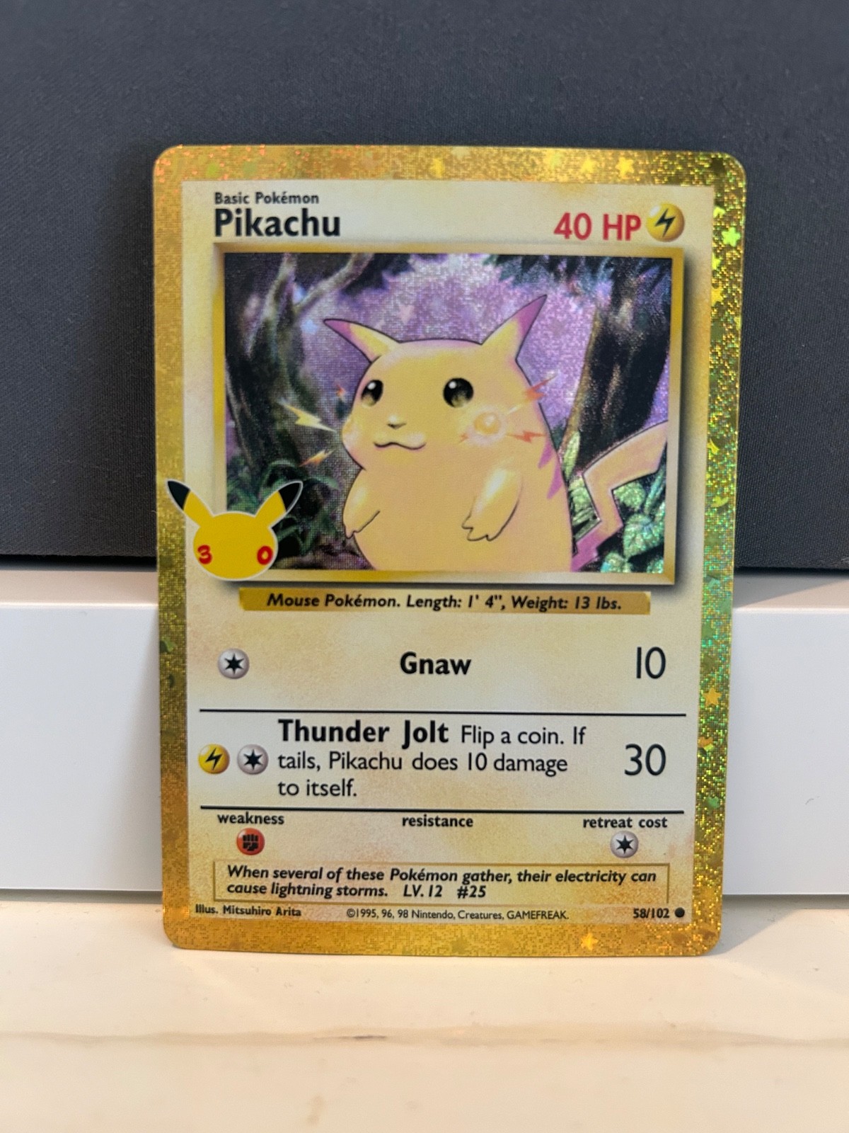 Pokemon 30th Anniversay Pikachu