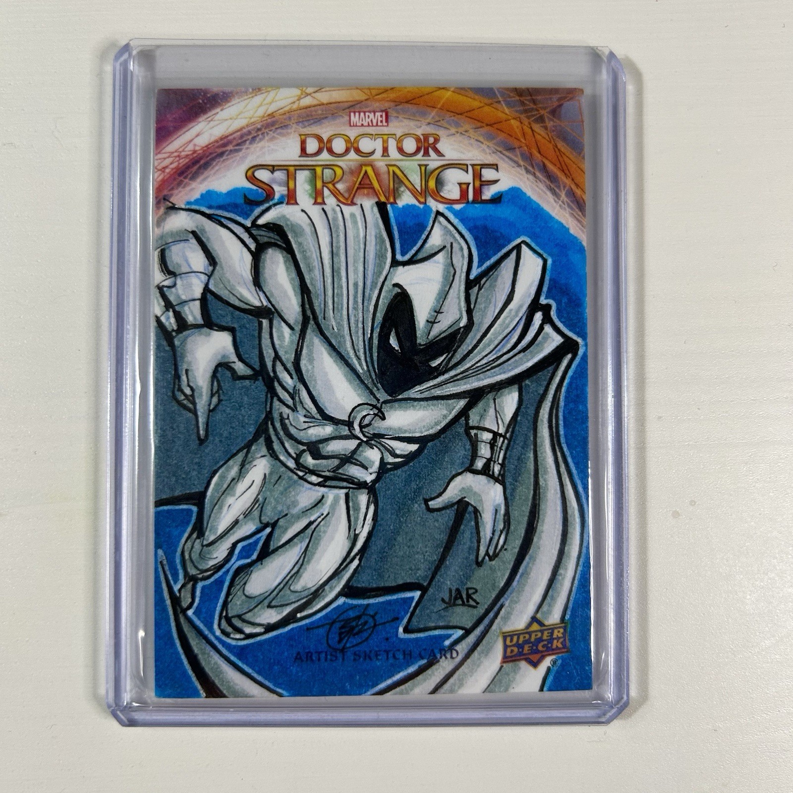 2016 Upper Deck Doctor Strange Sketch Card Moon Knight JAR Arturo Ramirez