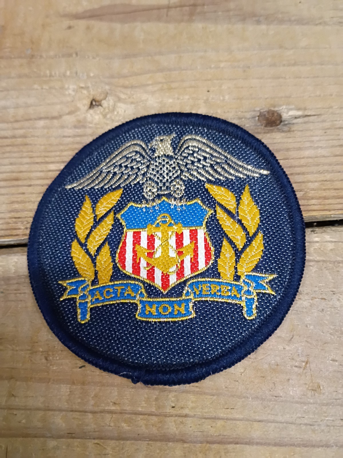 Vtg US NAVY NAVAL Officer Patch