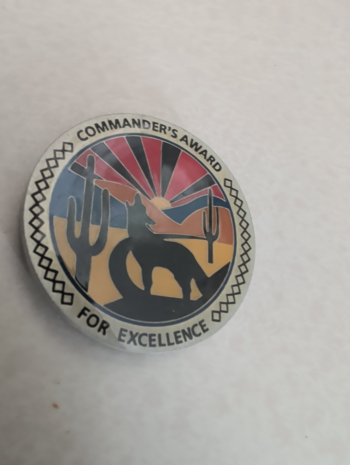 US Border Patrol US National Guard Operation Jump Start Challenge Coin Commander