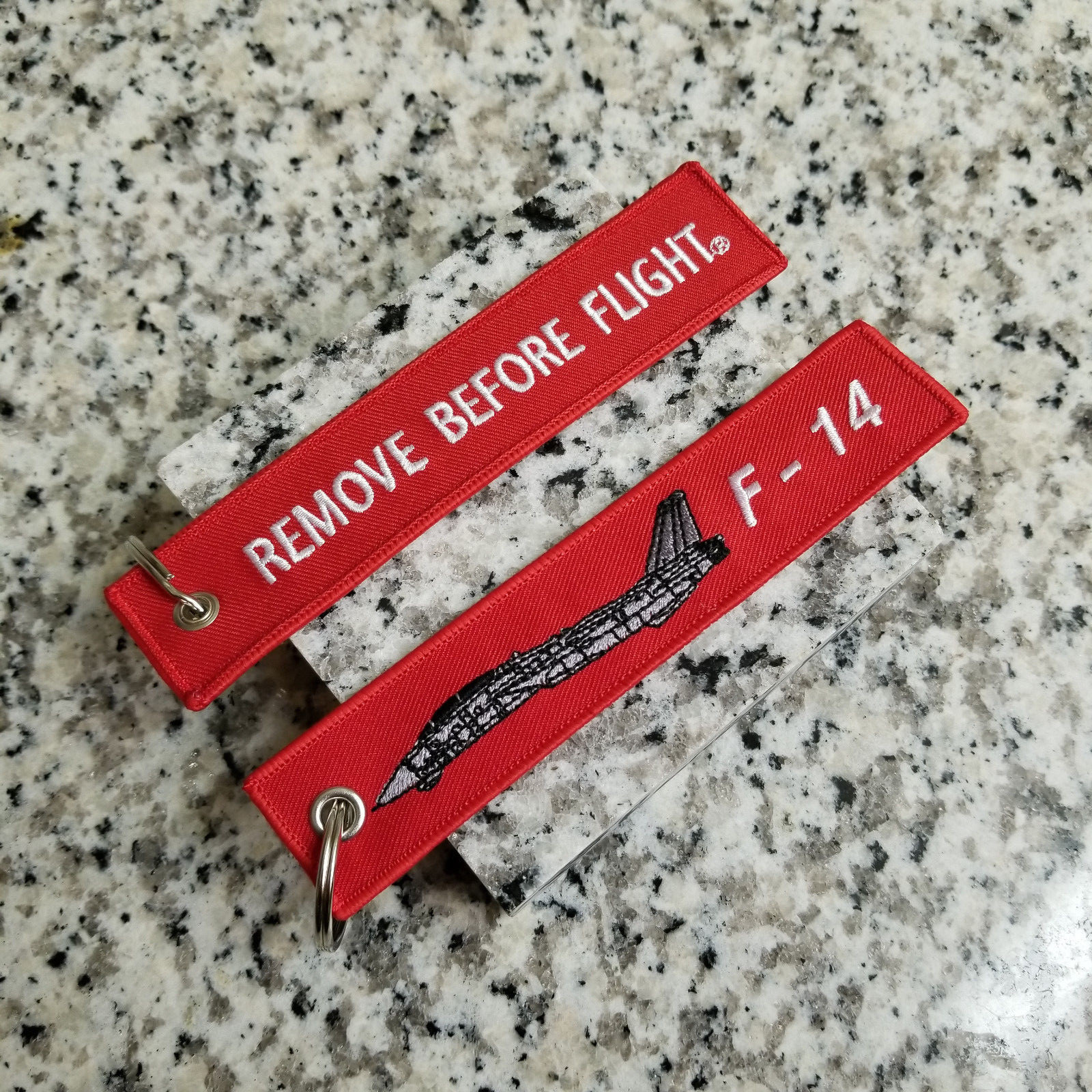 F-14 Tomcat Remove Before Flight ® Keychain, Tag, Streamer