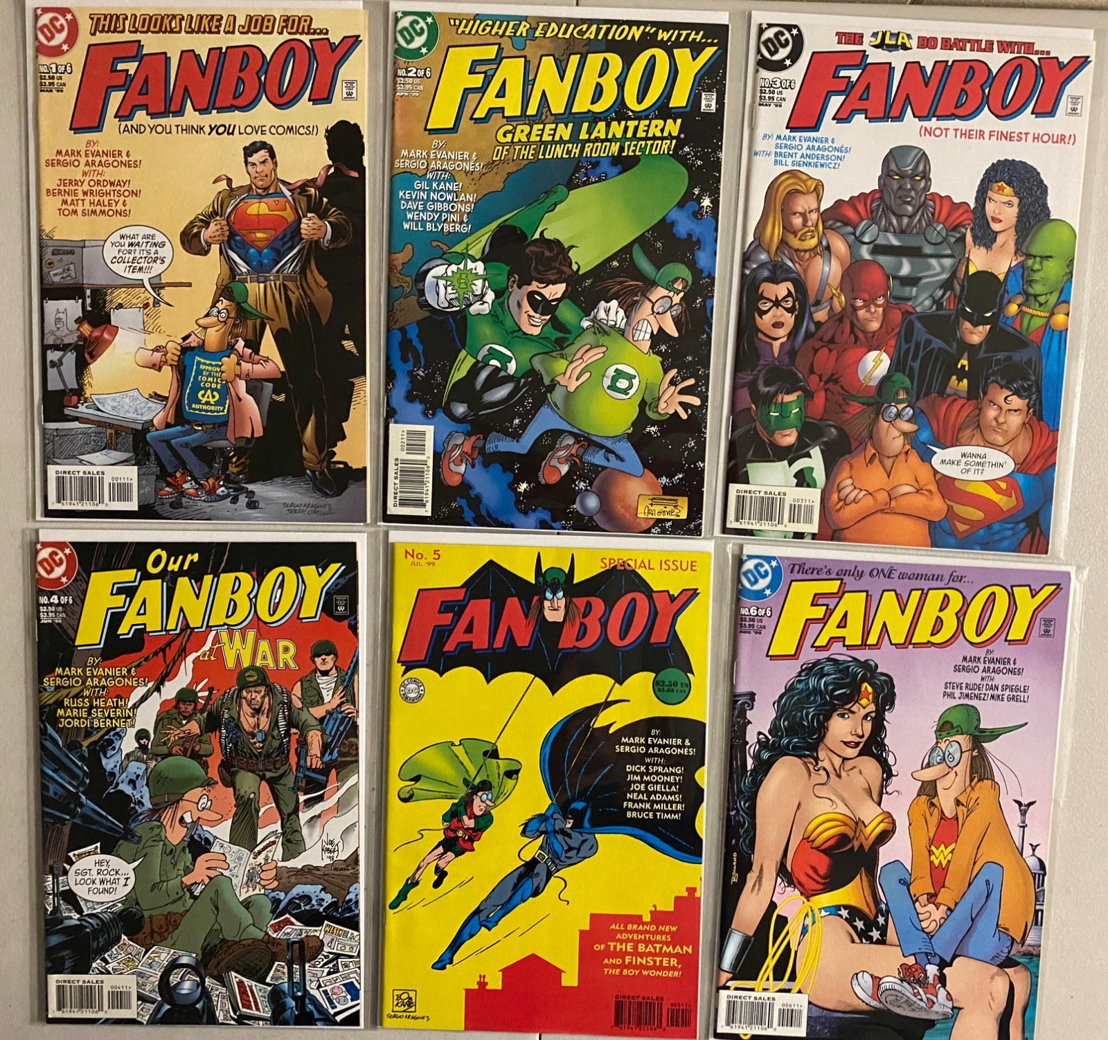 Fanboy set #1-6 DC (8.0 VF) (1999)