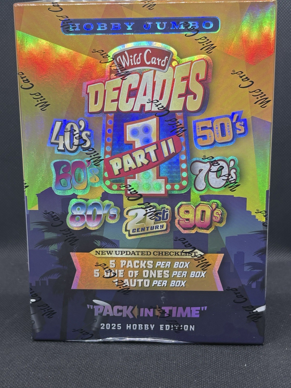 2025 Wild Card Decades Part Two Hobby Box “Pack In Time”