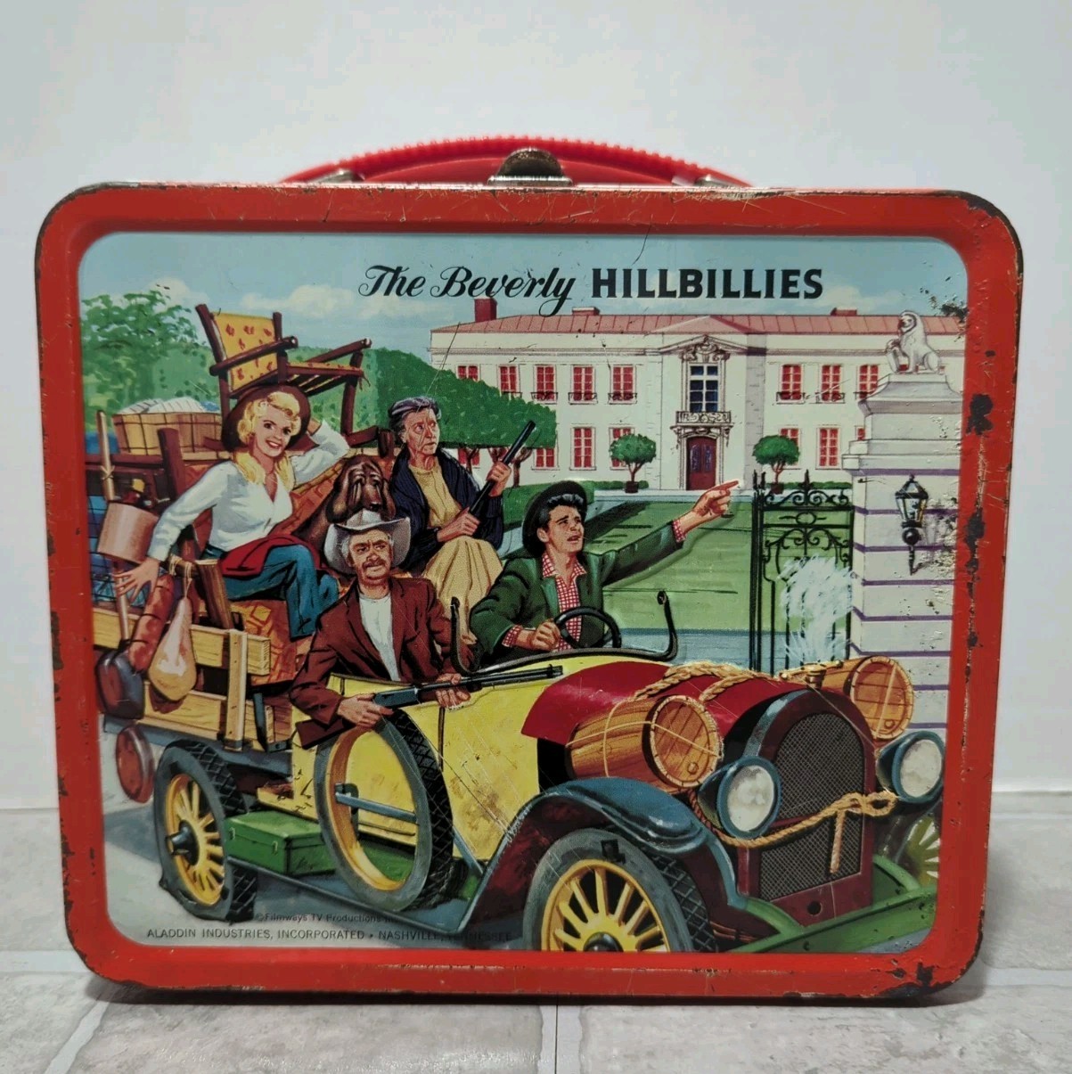 Vintage 1963 Aladdin The Beverly Hillbillies Lunchbox No Thermos