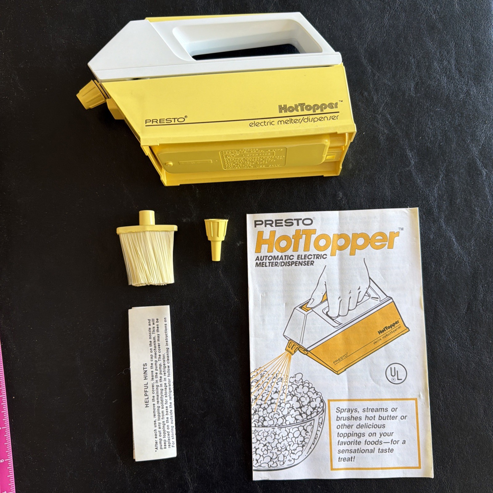 Vintage Presto Hot Topper Automatic Electric Melter Dispenser Sprayer - no cord 
