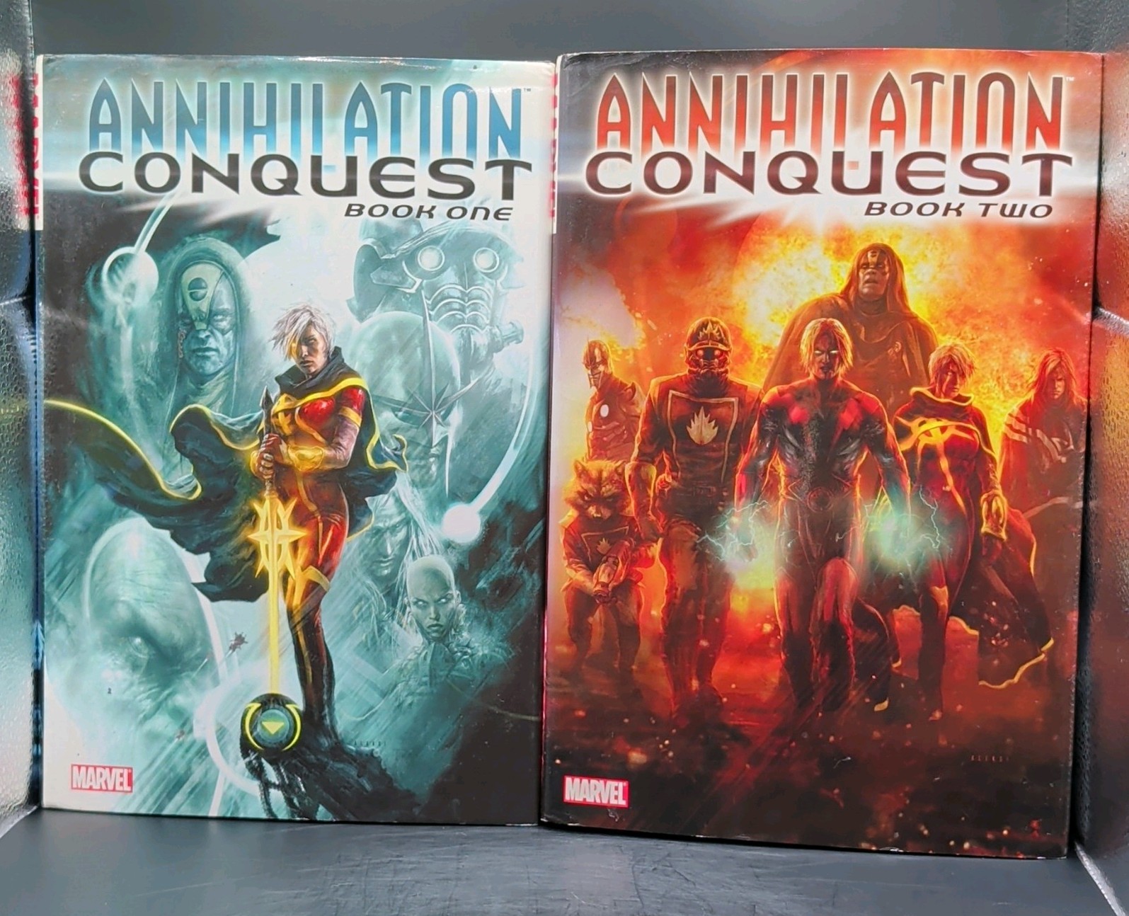Marvel Annihilation: Conquest Book One & Two Hardcover - 1st Printings