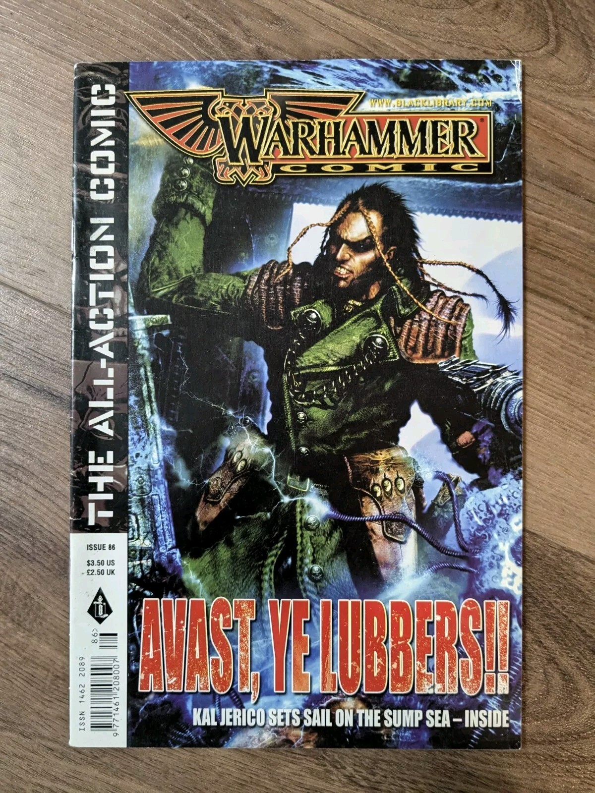 Warhammer Monthly #86 Comic Book - HTF - Last Issue - Kal Jericho Cover