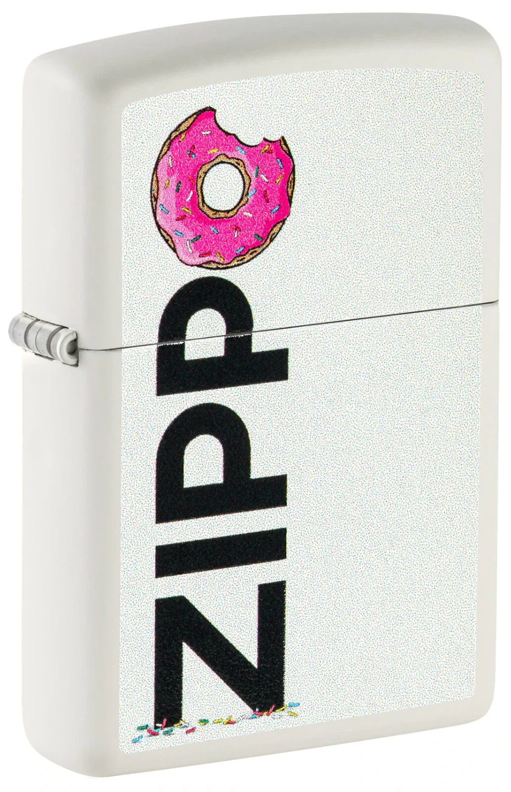 Zippo Frosted Zippo Design White Matte Color Image 46240