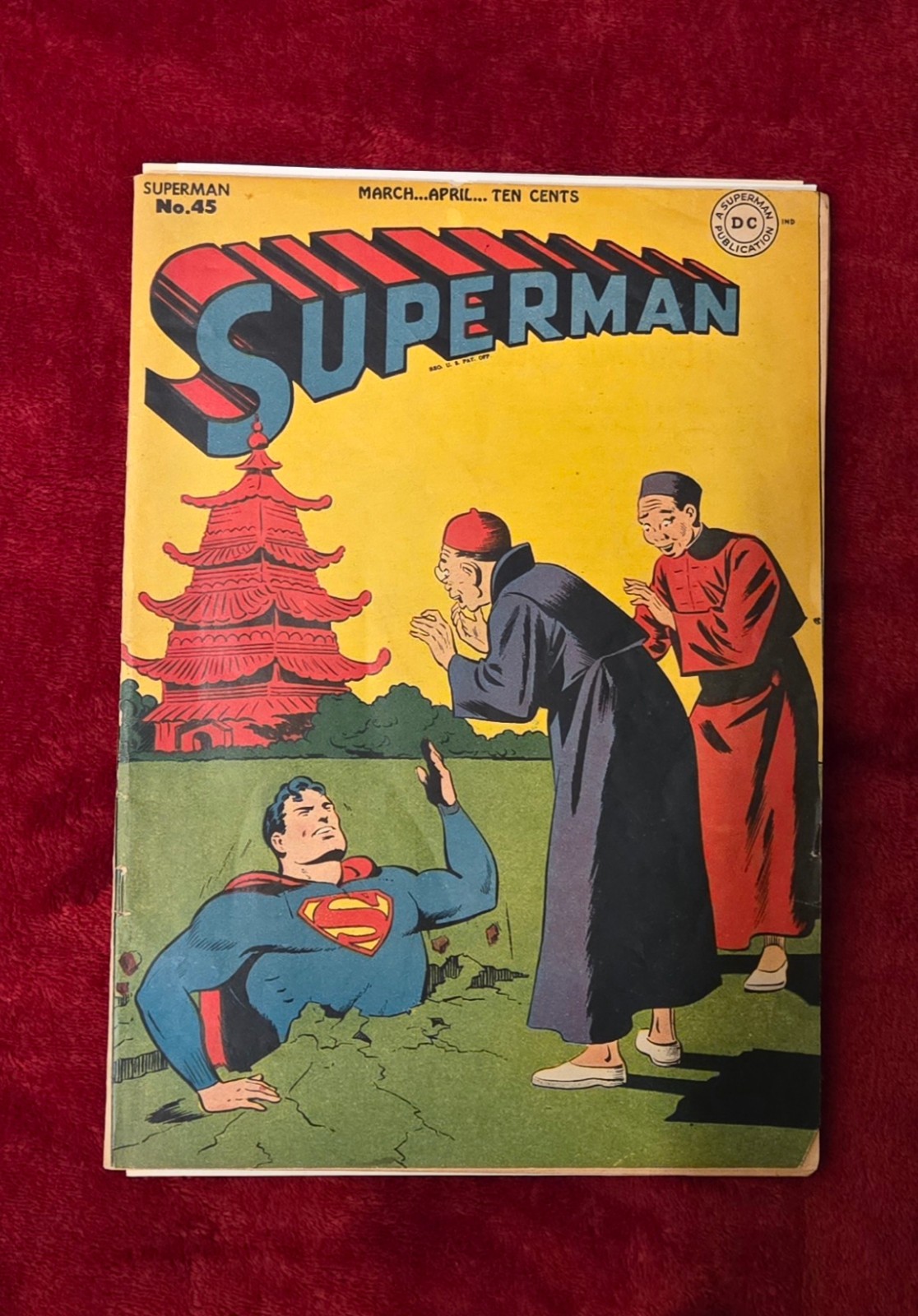 Superman (1939 1st Series) 45 GD/VG, Golden Age