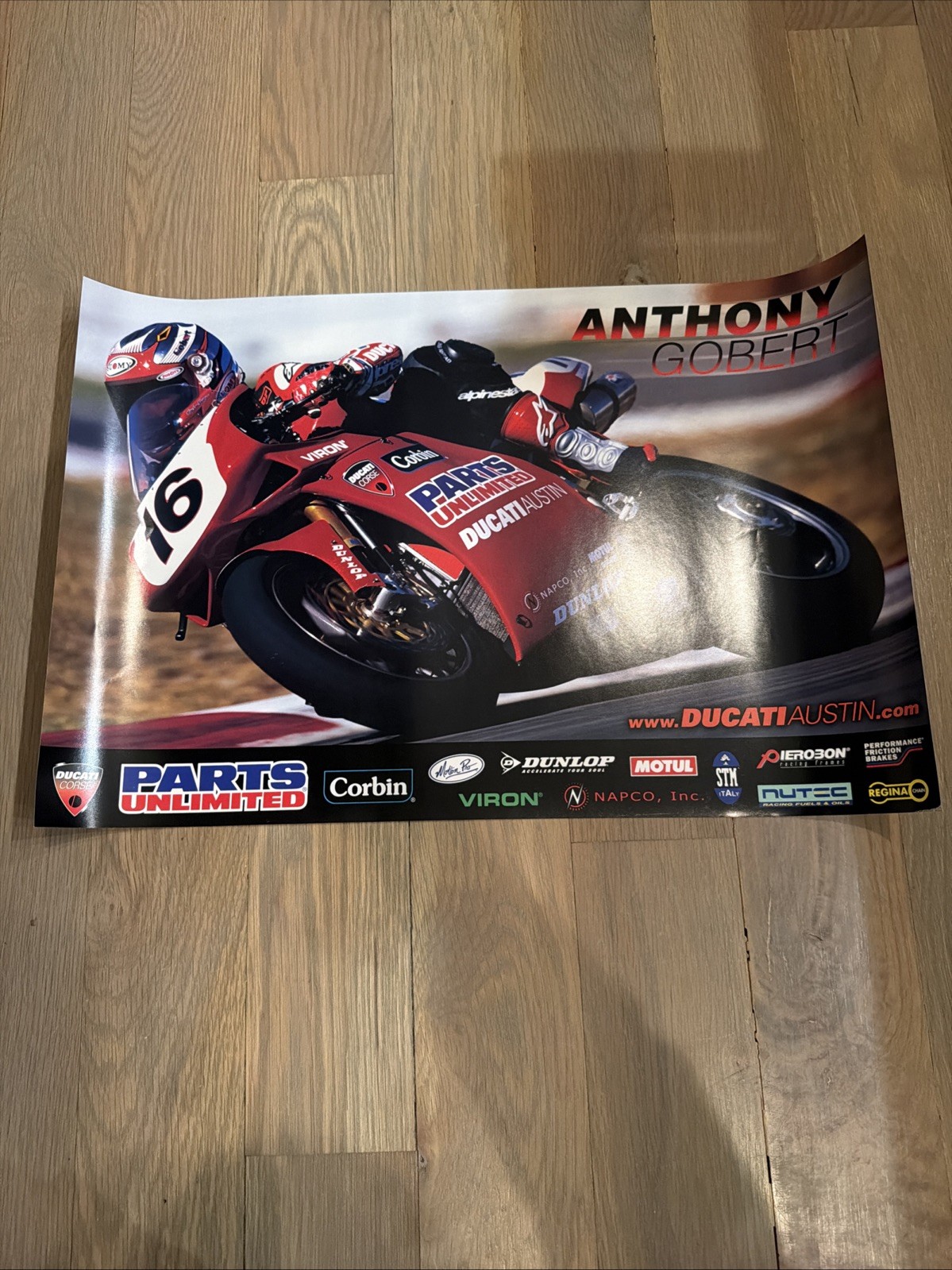 Anthony Gobert Ducati AMA Superbike Poster