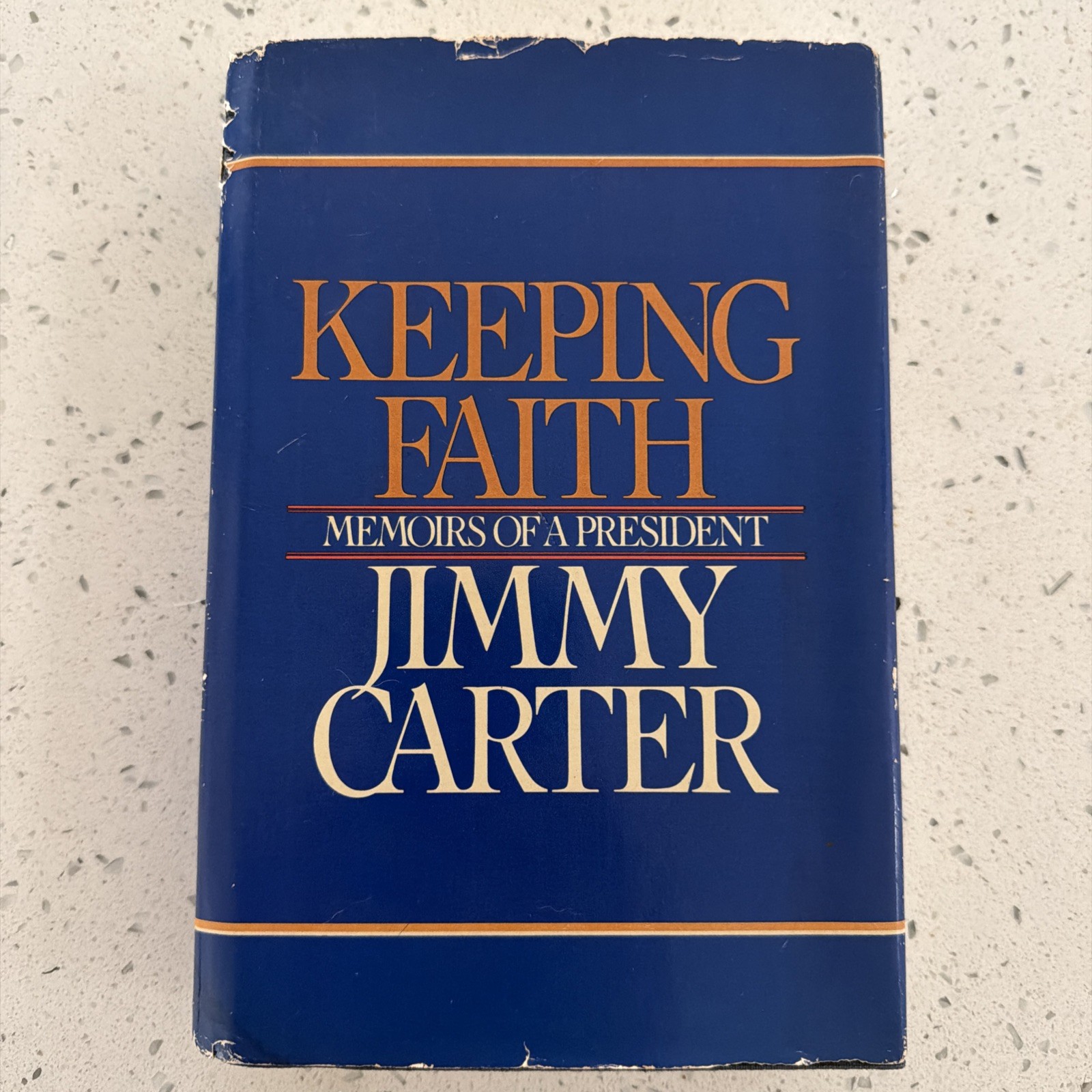 Signed President Jimmy Carter Keeping Faith Memoirs Of A President Book