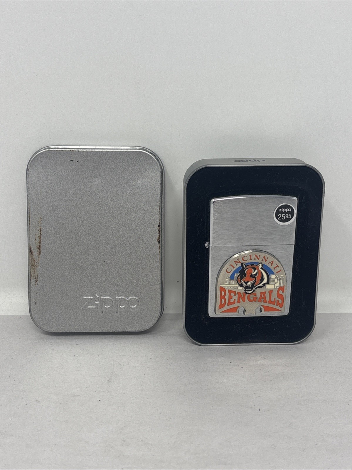 2002 NFL Cincinnati Bengals 3D Zippo Lighter New