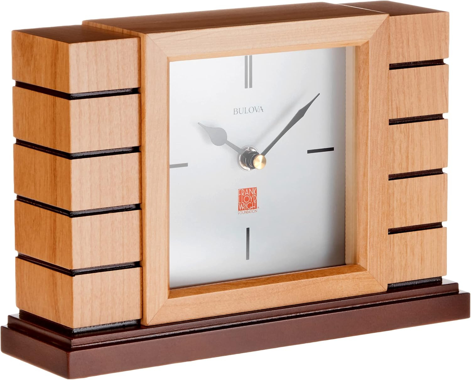 Usonian II Frank Lloyd Wright Inspired Mantel Clock - Timeless Design